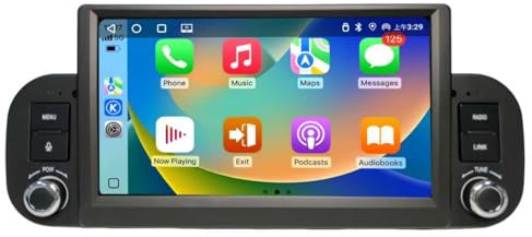 PRIDEOY Autoradio per Fiat Panda 2013-2020 con Carplay/Android Auto/Mirrorlink Radio Schermo tattile Supporto, Bluetooth/FM/AM/USB/EQ 7 pollici Touchscreen