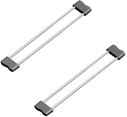 BONJUME Organizador De Fregadero, 2PCS Portatrapos para Fregadero De Cocina Portatrapos Escurridor Ajustable De Acero Inoxidable Utensilios De Cocina Que Ahorran Espacio - 31-57cm