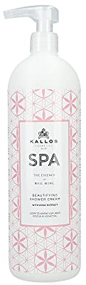 Kallos Crema de ducha Spa con extracto de rosa, 1000 ml