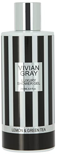 VIVIAN GRAY 1173 Duschgel Style, grüner Tee mit Zitrusnoten, schwarz/silberfarben (250 ml)