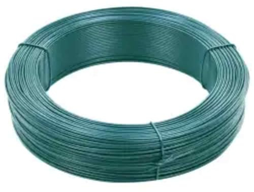 Genérico Alambre de Atar Vallas Acero Verde ennegrecido 250 m 1,6/2,5 mm,Bricolaje,Vallas de jardín,Accesorios para rejas y vallas-144478