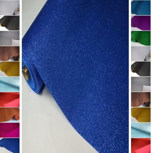 StoffBook ROYALBLAU MOOSGUMMI GLITZER 2MM BASTELMATERIAL STOFF STOFFE, D233