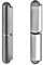 Gedotec Anschweißscharnier Stahl Anschweißbänder für Metall-Türen | Anschweissband Höhe: 200 mm | MADE IN GERMANY | Schwerlast-Scharnier Tragkraft 350 kg | 2 Stück - Türband für Gartentor & Maschinen