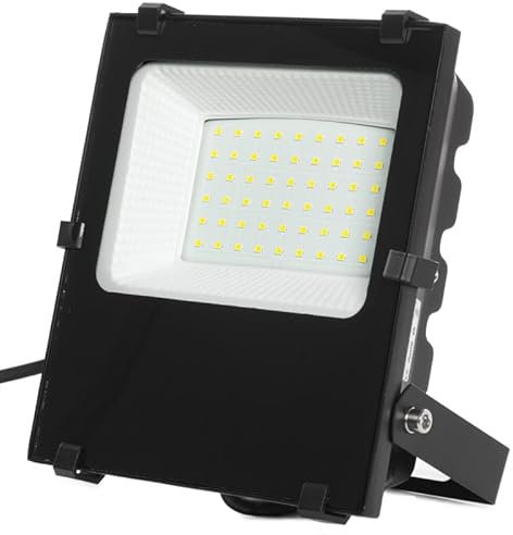 Foco Proyector LED 30W 4800Lm 6000ºK IP65 Regulable 100.000H [1916-NS-HVFL30W-F-CW] | Greenice