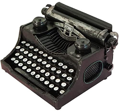 Lehrmodell, klassisches manuelles Schreibmaschinenmodell im Vintage-Stil, Dekoration, antike Schreibmaschine für den Schreibtisch zu Hause/im Büro/im Arbeitszimmer, Nicht