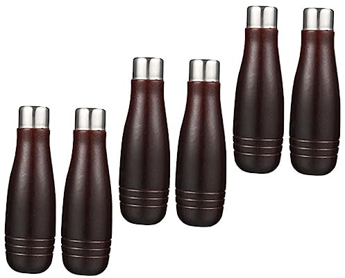 Angoily Mangos De Madera Para Limas Juego De 6 Piezas 4.3X1.4 Pulgadas Mango Antideslizante Para Uso En Carpintería Reparaciones Manualidades Y Bricolaje