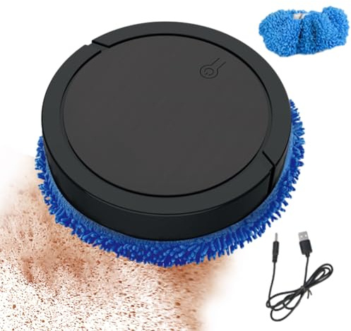 Robot Nettoyeur de sols, Robot serpillère | Nettoyeur électrique pour balayer Les sols et serpillière, Nettoyeur à Faible Bruit, Fournitures de Nettoyage à Sec et Humide pour Salle d'étude