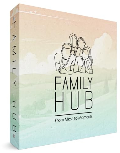 Family Organizer Binder 8.5x11, Household Planner, Organize Your Family & Home, Ideally Suited as a Life Organizer or as Mom Planner, Great Gift Idea for Families