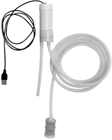 Portable Food Grade USB Electric Auto-Siphon self priming Pump for bottling Home Brew Wine,Beer,Beverages and Kombucha,DC 5v Mini water Transfer Pump Kit,2LPM No Mess Leak,6.5FT hose,Low Noise