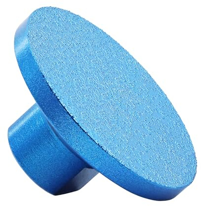 BRSCHNITT Copa de diamante para amolar Ø 50mm x M14 - Disco abrasivo de diamante #80/100 para amolar, dar forma, pulir y limpiar azulejos, granito, mármol, mampostería y ladrillos