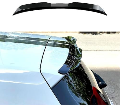 UUJYSEXW Auto Heckspoiler Spoiler für Opel Vauxhall Adam M13 2013 2014 2015 2016 2017 2018 2019, Heck Kofferraum Dachspoiler Flügel Schwanz Auto Zubehör,Gloss Black