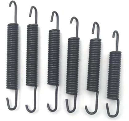 JMORCO Feder Auto Scheibenwischerarm Stahl Zugfeder Drahtdurchmesser 2,2 mm Außendurchmesser 11,5 mm Windschutzscheibenwippe Zubehörfeder(105mm)
