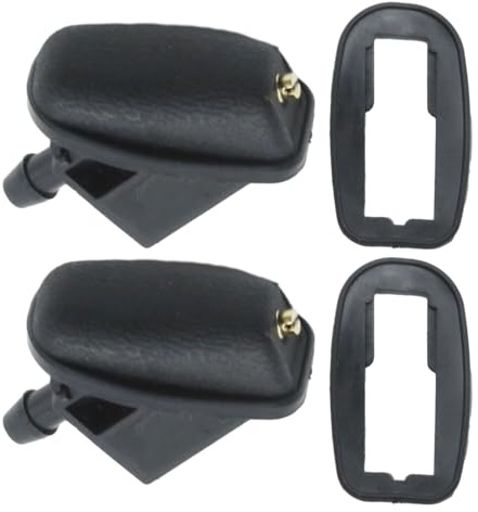 Hoypeyfiy 2 Pcs 1708176 Front Windscreen Wiper Nozzle Jet, Replacement for Ford Fusion 2002-2012 Ka Mk1 1996-2007 Focus Mk2 2004-2011 Mk3 2011-2018, Replaces 1442176