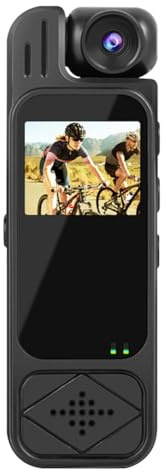 Osmond Mini Cámara HD 1080P - Cámara Grabadora de Video Digital Portátil con Visión por Infrarrojos Videocámara Deportiva Compacta DV, B