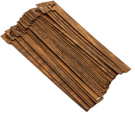 Nicear 26 intercalaires de disques vinyles de A à Z, onglets de séparation en bois, rangement alphabétique horizontal et vertical pour supports de disques