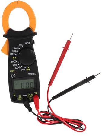 Alipis Multimètre à Pince Numérique Haute Précision Portable Mesure Automatique Tension Courant Usage Professionnel Électrique