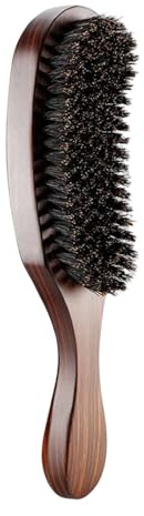 Bartkamm für Herren, natürliche Buchenholzborsten, antistatisch, reisefreundlich, Haarstyling, essentiell, hypoallergen, Herren-Bartkamm
