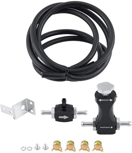 KSTE Boost-Regler - Einstellbare Bilaterale Turbo T Entlüftungsventil, manuell Boost-Controller-Kit Universal-für Auto.