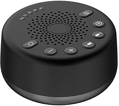 Easysleep Sound White Noise Machine with 25 Soothing Sounds with 32 Levels of Volume 5 Timers Memory Function for Adults Babies and Kids