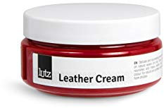 Lutz Crema per Pelle, Crema per Rinnovare la Pelle, Giacche e Altro con la Crema per Pelle in Diverse Colorazioni 100 ml (3.38 FL. Oz), Fatta in Europa (112 - Rosso)