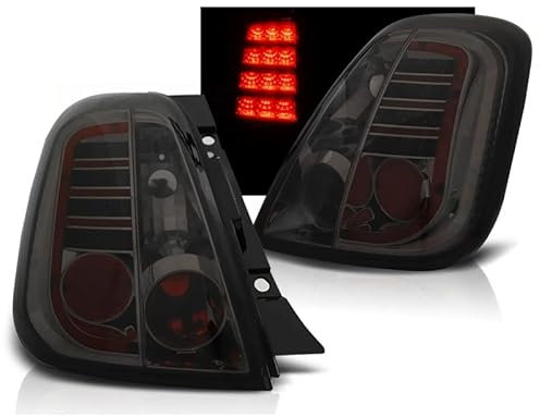 CR-Lights LED Rückleuchten in rauchglas für Fiat 500 2007-2012