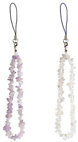 SIOPPKIK 2 Stücke Böhmische Anti-Verlorene Handy Lanyard Gurt Perlen Hand Handgelenk Strap Vintage Neue Perlen Kette Telefon Lanyard Armband Handy Schmuck Hängen Chian für Frauen