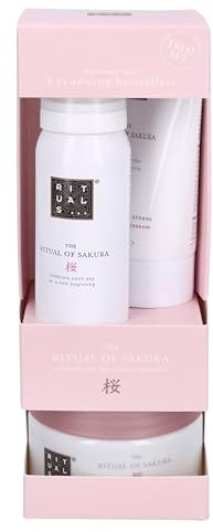 RITUALS Geschenkset für Frauen von The Ritual of Sakura, Probierset - Mit Reismilch & Kirschblüte - Hautpflegende & erneuernde Eigenschaften, weiß, 3.0 stück, 0.77 pounds