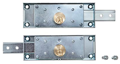 1COPPIA VIRO ART. 8232/8233 SERRATURA SERRANDA A COPPIA