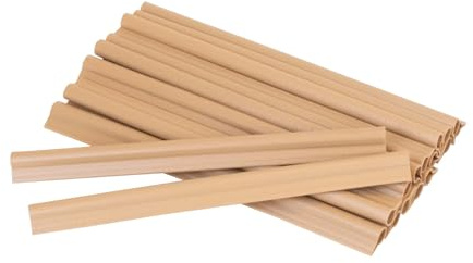 Jardinion 20x Befestigungsclips für Sichtschutz Hellbraun Kunststoff | Klemmschienen zur Befestigung von Sichtschutzstreifen für Doppelstabmattenzaun, Sichtschutz an Terrasse Gartenzaun Balkon