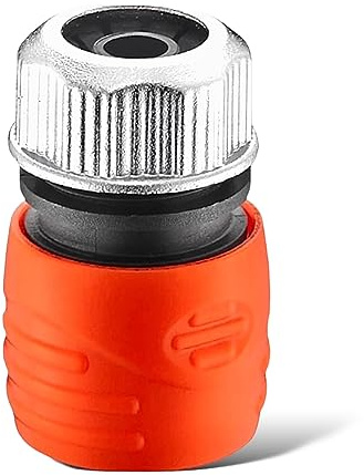 rainfactory Gartenschlauch Schnellkupplung 1/2 Zoll, Schlauchkupplung 3/4 Zoll, Gartenschlauch Kupplung, Wasserhahn Adapter Gartenschlauch - Robuste Metall-TPR-Konstruktion für Schlauchverbindung