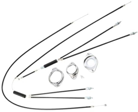 Bremskabel Gyro-Bremszüge vorne hinten mit Rotor, komplettes Detangler-Set, Spinner-Rotor, 1'' 1-1/8 Vorbau Fahrrad Bremskabel