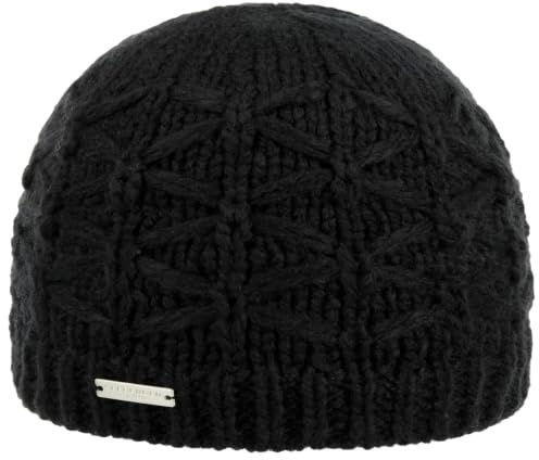 Seeberger Annelie Strickmütze Damenmütze Wintermütze Beanie Damen - mit Futter Winter Herbst-Winter