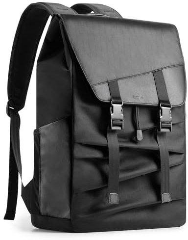 Inateck 20L Laptop Rucksack, HerrenTagesrucksack Freizeitrucksack, Arbeitsrucksack Geeignet, Schwarz