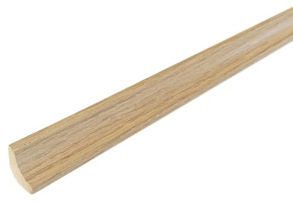 Scotia Beading Flooring MDF Laminate Skirting Cladder 2.4m (10 Lengths) 25 Colours Available (Natural Oak)