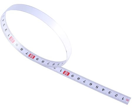 Self-Adhesive Tape Measure Workbench Ruler Measuring Tape Left To Right 0.5M-6M Metric Measuring Tool