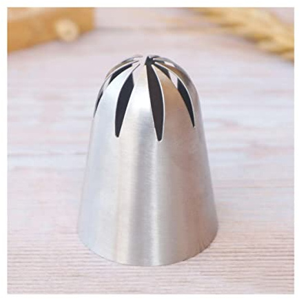 LYVQZPWLRdi grandi tubi, Beccucci for decorare torte a forma di stella, grandi, for decorare torte con crema, 8 denti, in acciaio inox, for decorare cupcake