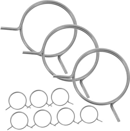 Holibanna 10 pièces Ressorts de Serrure pour Poignée de Porte de Chambre Accessoires Durables Fer pour Remplacement et Réparation de Noyaux de Serrure pour Sécurité Intérieure