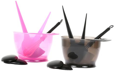 Gatuida 5pezzi Kit Strumenti Tintura Capelli Ciotola Colore Capelli Pettine Paraorecchie Spazzola Casa Strumenti Per Parrucchieri