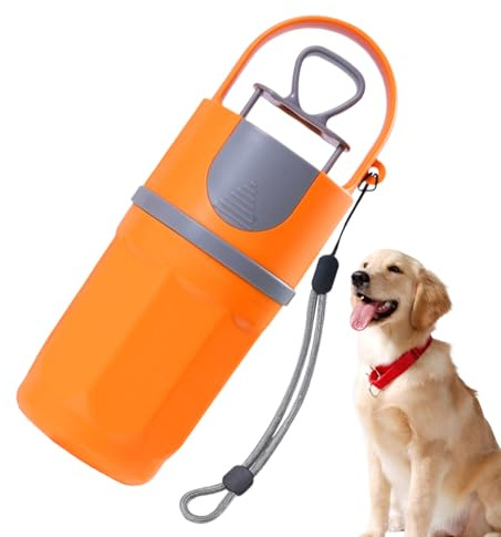 Pelle à déjections canines pour chiens, pelle à déjections canines avec distributeur de sacs, outil de ramassage de déchets d'animaux à 6 griffes pour l'extérieur, le jardin, le parc, le camping, les