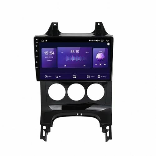 Auto GPS Navigator 2 Din für Mazda MX-5 MX5 III 3 NC Miata 2005-2015 Bildschirm mit Bluetooth-Freisprecheinrichtung, Sprachassistent, Live-Navigation, Mirrorlink, Aux, 8 Kern 8G+256G