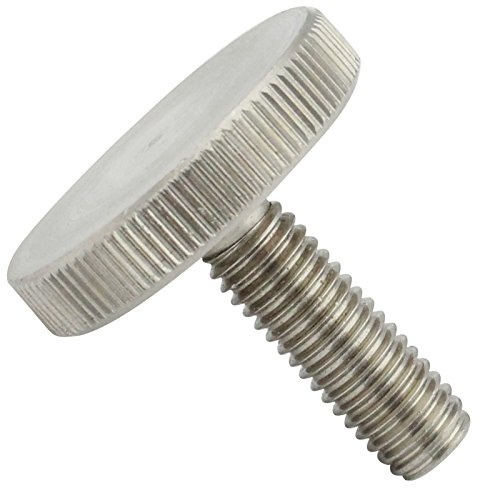 Rändelschrauben (niedrige Form) - M4x20 - (10 Stück) - DIN 653 - aus rostfreiem Edelstahl A1 VA -Niro - SC653 | SC-Normteile®