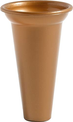 Portafiori interno in plastica per vaso da cimitero H. 11,2 D. 6,8 cm. art. P43