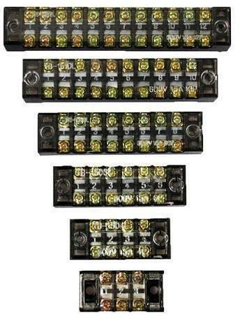 ONPIRA 2X Stromverteiler/Schraubklemmleiste 15A in 6 Größen 6 polig, 8 polig, 12 polig, 16 polig, 20 polig, 24 polig zum auswählen (2X 16-polig)