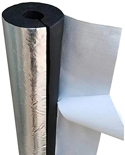 Isolierung Heizungsrohre, Selbstklebendes Frostschutz Isolierrohr für Den Außenbereich, Rohrisolierung Schaumstoff Schwarz für Klimaanlage Solar Wasserrohr, 20mm Wandstärke (ID : 43mm/1.69in)