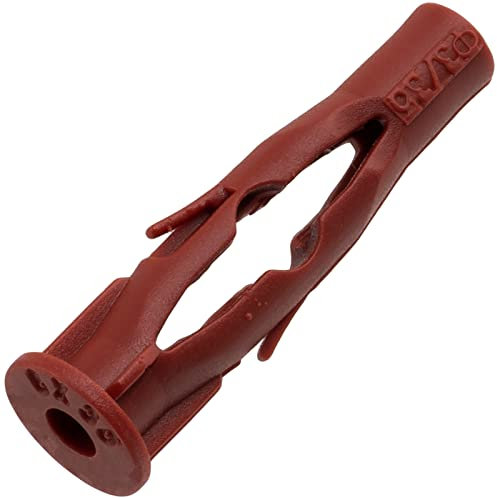 AERZETIX - C64978 - Set di 50 tasselli universali 6x35mm - in nylon - fissaggio in calcestruzzo mattone pietra cemento cellulare materiali cavi pannelli costruzione vite in legno telaio