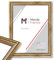 Mende Frames Marco de fotos antiguo, 20 x 25 cm, color dorado, marco de fotos de madera, marco de fotos barroco dorado, fabricado en Alemania I V450