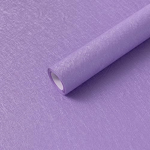 Abyssaly Purple Self Adhesive Vinyl Wrap Waterproof Removable Peel Stick | Upgraded Thick Black Sticky Back Plastic Roll 40x300cm, Waterproof Removable Peel&Stick Plastic Film for Furniture Cabinets