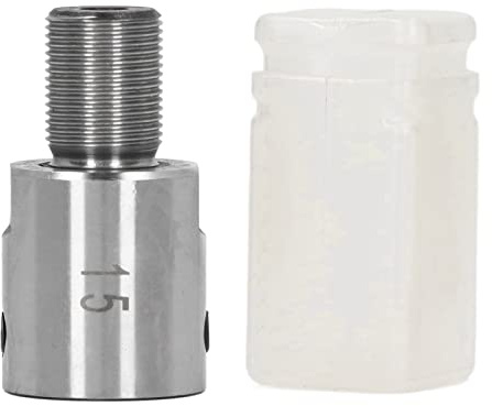 Pleuel M14x1 15mm Edelstahl Hochpräziser Spannfutter Verbindungsadapter Drehfutter Anschluss Bohrmaschine Pleuel für Mini Drehfutter