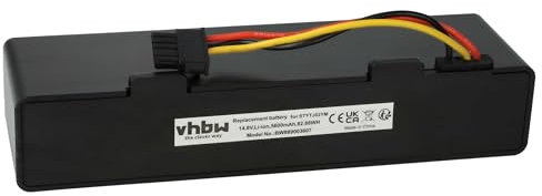 vhbw Akku kompatibel mit Xiaomi Mijia 2, STYTJ02YM, MI Robot Vacuum MOP P, SKV4109GL Saugroboter Schwarz (5600 mAh, 14,4 V, Li-Ion)