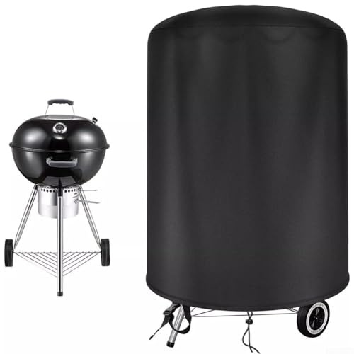 Wetterfeste Kugelgrill-Abdeckung für 57 cm, geeignet für runde Grills, Oxford-Stoff-Material